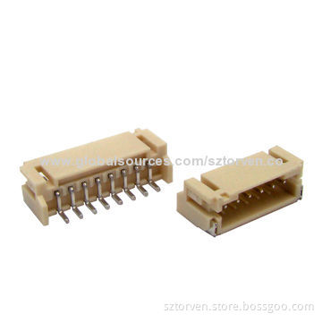 Wire to board connector, 1.5mm 90 deg SMT type, available from 02-13 pins